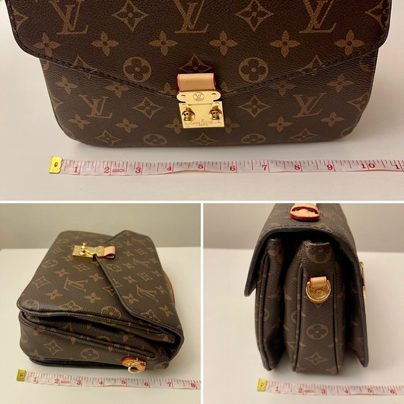 New Monogram Satchel with Gold-Tone S-Lock Hardware - Picture 8 of 10